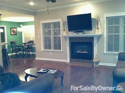 Spacious Open Floor Plan : Cozy up on winter days with gas fireplace for warmth