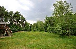 Back Yard off deck and porch