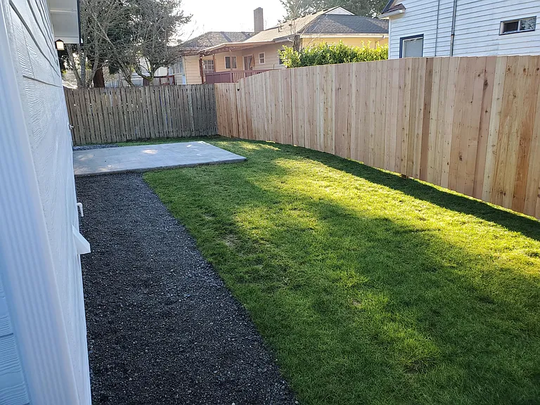 Yard with patio.