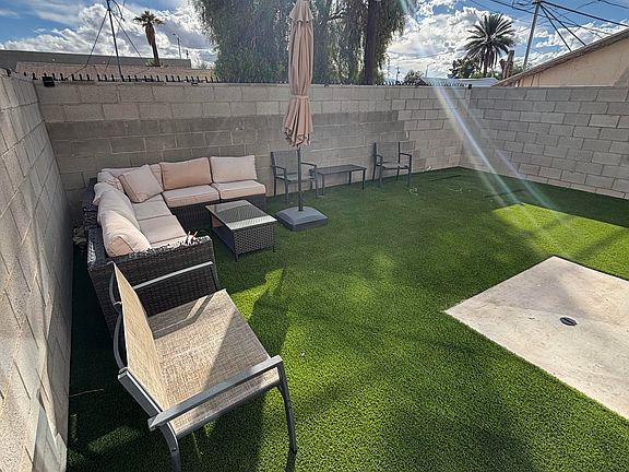 Backyard patio other angle
