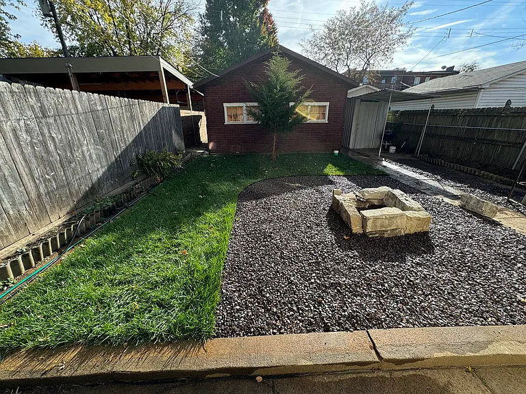 Backyard photo from ealier this fall
