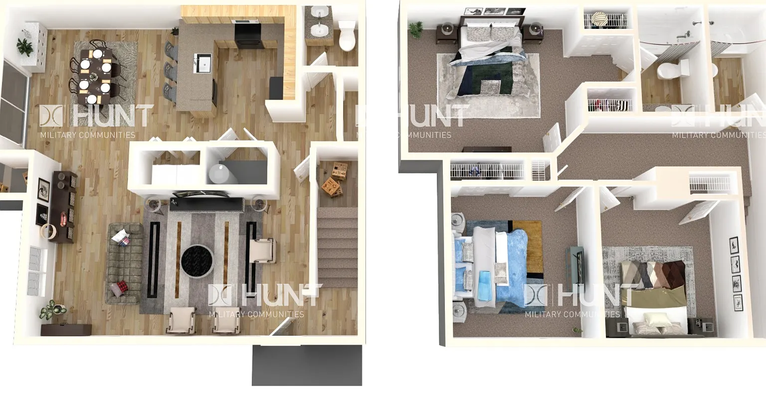 3 bed, 2.5 bath, 1447 sqft, $1,508 — Photo 3