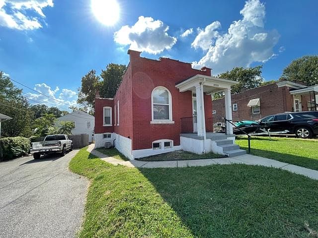Front of house and off -street parking