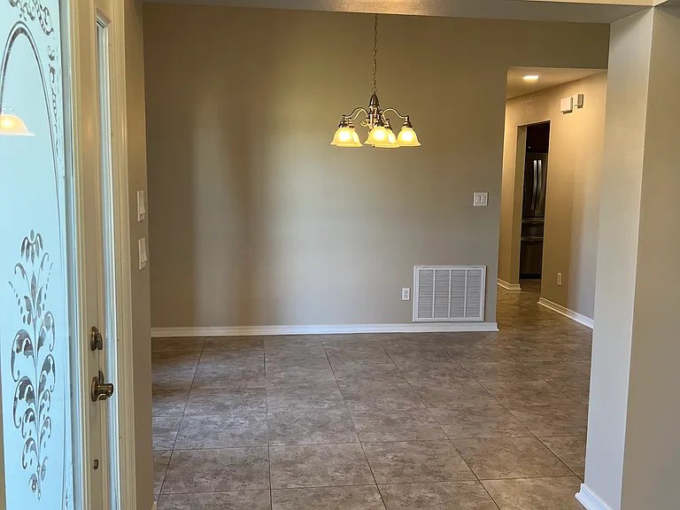 Looking into dining room from formal living room
