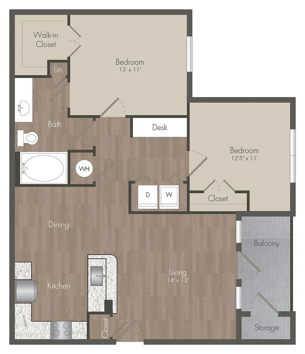 Floor plan B1 - 2X1
