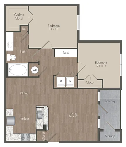 Floor plan B1 - 2X1