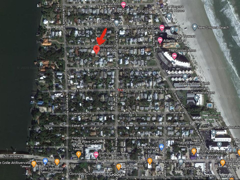 Location in New Smyrna Beach