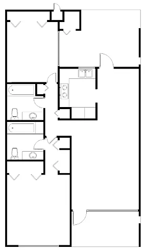 Floor plan 2X2