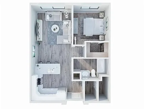 Floor plan 1X1