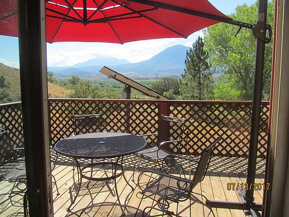South facing deck