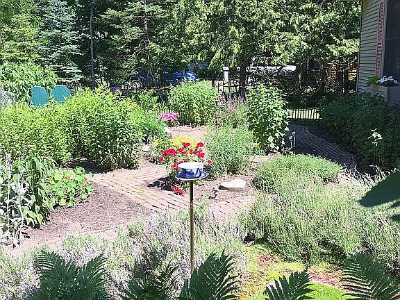 English dooryard garden