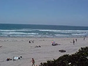 Beach in front of Unit