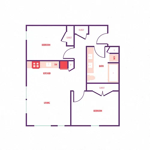 Floor plan 2X1 D3