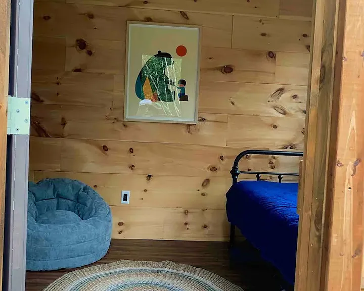 Inside the Treehouse Entertainment Center