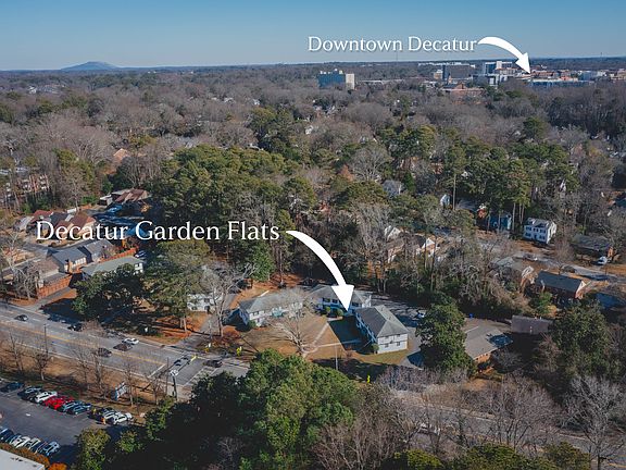 Four minute drive to Downtown Decatur.