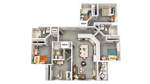 Floor plan 4x4D3