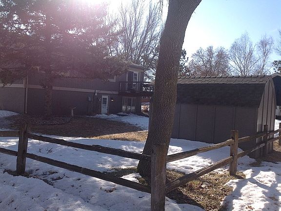 Back yard & storage shed
