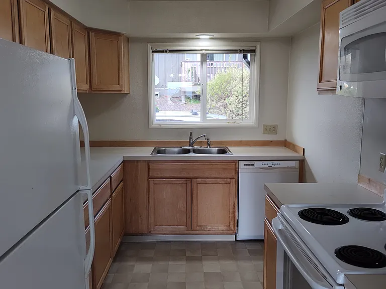 Includes built in microwave and dishwasher