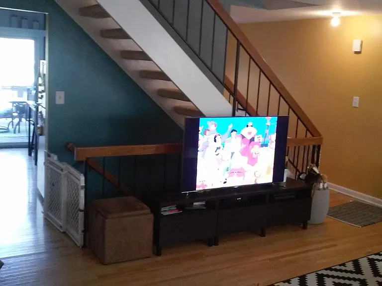 Upstairs living room.