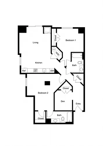 Floor plan Den BD03A