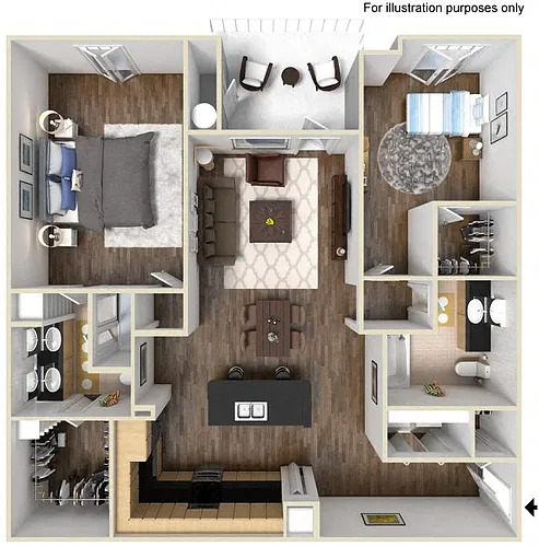 Floor plan 40C2 2X2