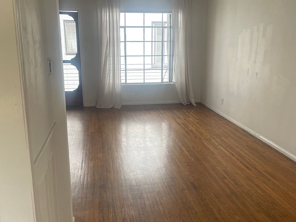 View to living room from dining area