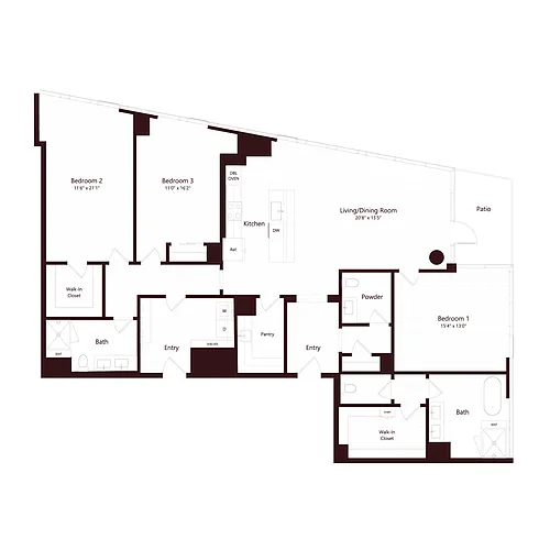 Floor plan Empire