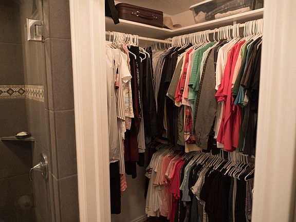 Master walk in closet
