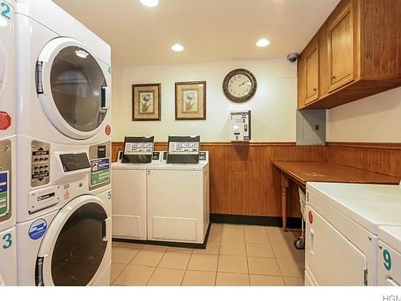 On the first floor of the building is the new updated laundry room, protected by a security camera.