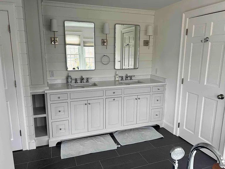 Master bath vanity