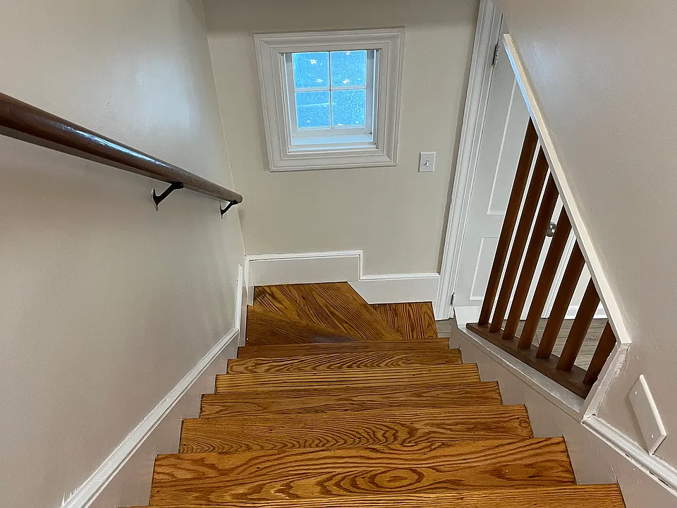 Steps to 2nd floor