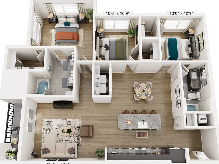 C2 | 3x2 | 1372 sf C2 | 3x2 | 1372 sf