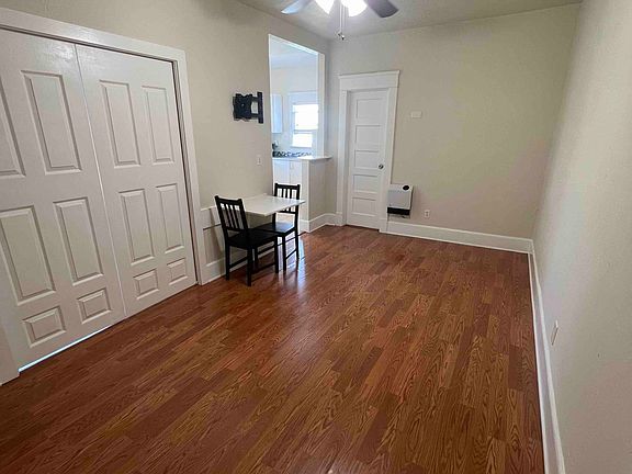 View of living room #2 w/pocket doors closed - Picture makes it look smaller