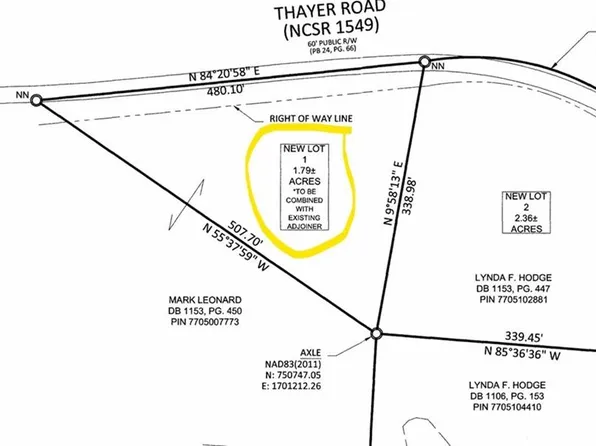 1 Thayer Rd Tract 1, Trinity, NC 27370