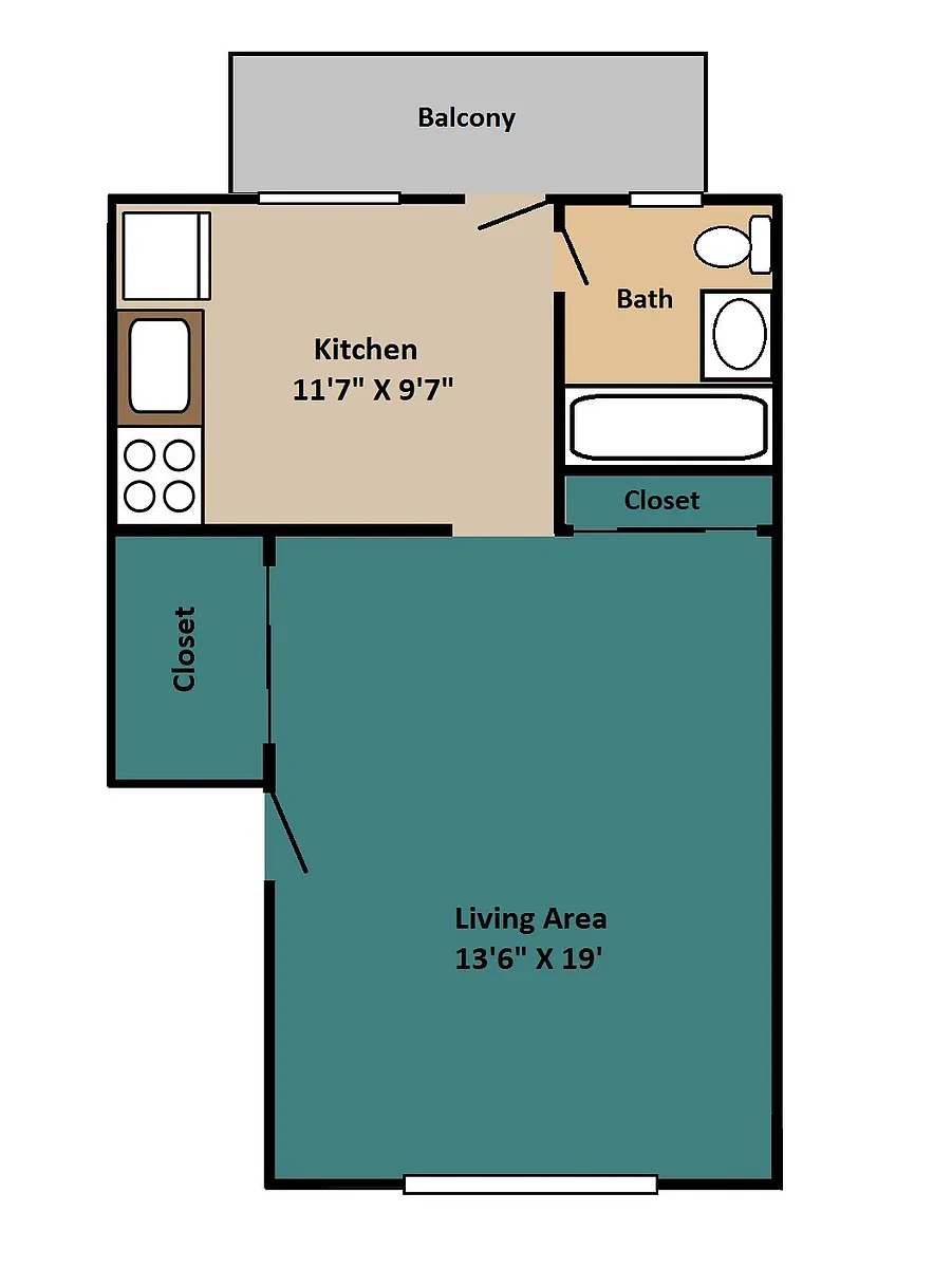 Floor plan Studio - September