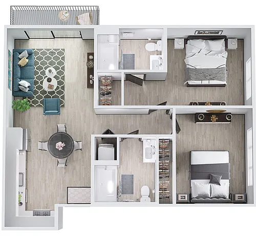 Floor plan 401