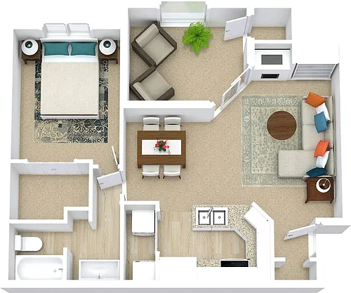 Floor plan The 860