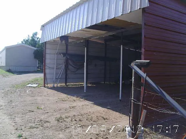 3 bay steel garage