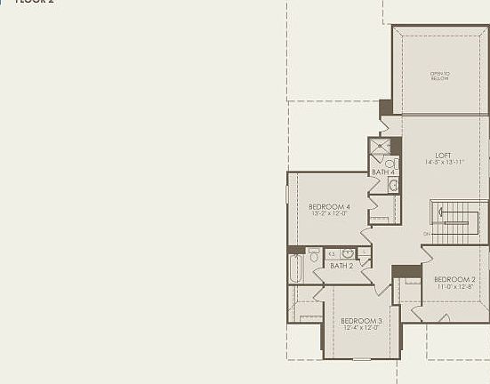 Riverdale Floor Plan, Quick Move-In Home, Floor 2