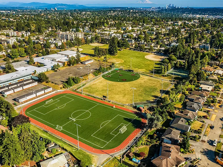 Soundview Playfield offers and array of outdoor activities.