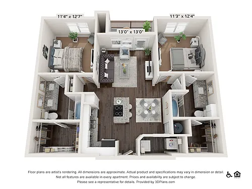 Floor plan B1