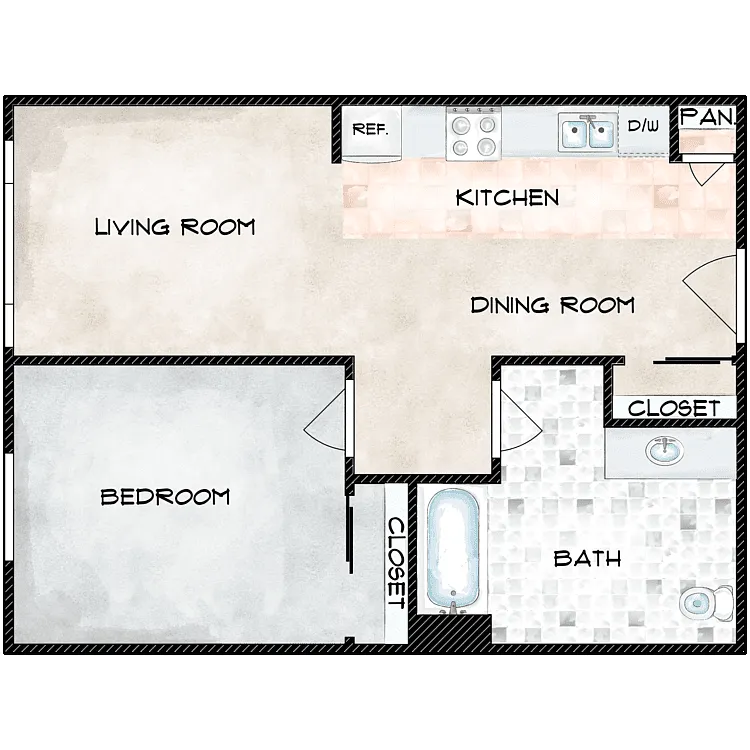 Floor plan B3