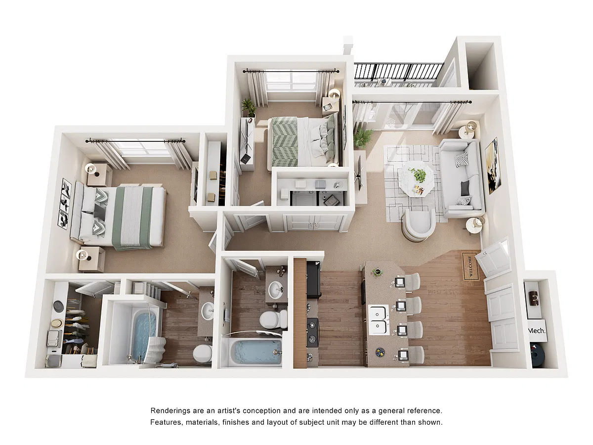 Floor plan Spruce B