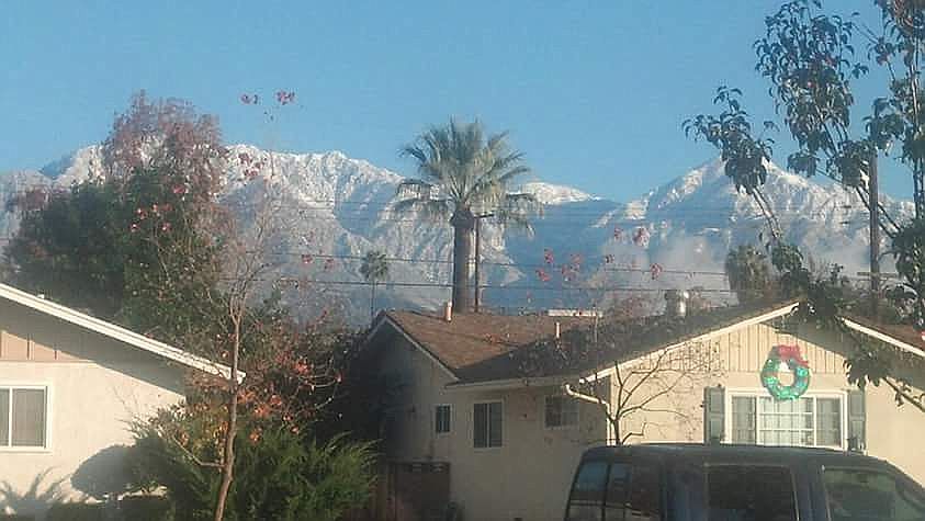 View from front of Mt. Baldy
