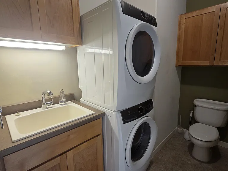 Laundry room + half bath