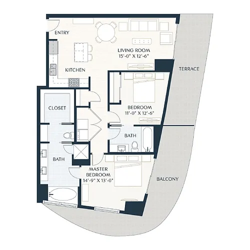 Floor plan B1