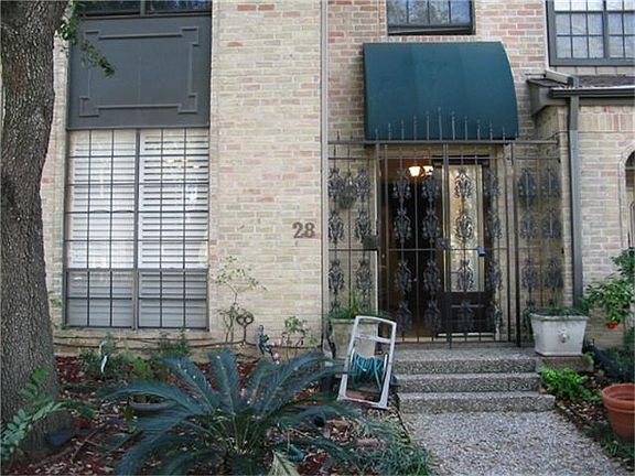 front of the door