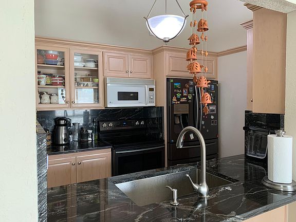 Kitchen view from living area