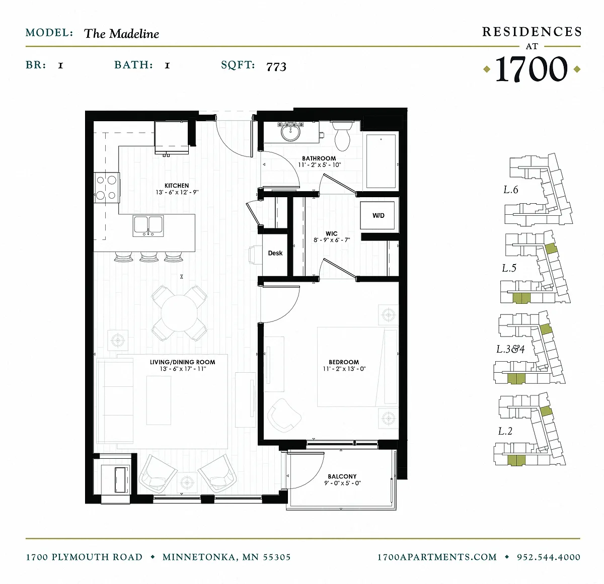 Floor plan The Madeline