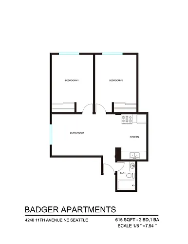 Floor plan 2 Bedroom